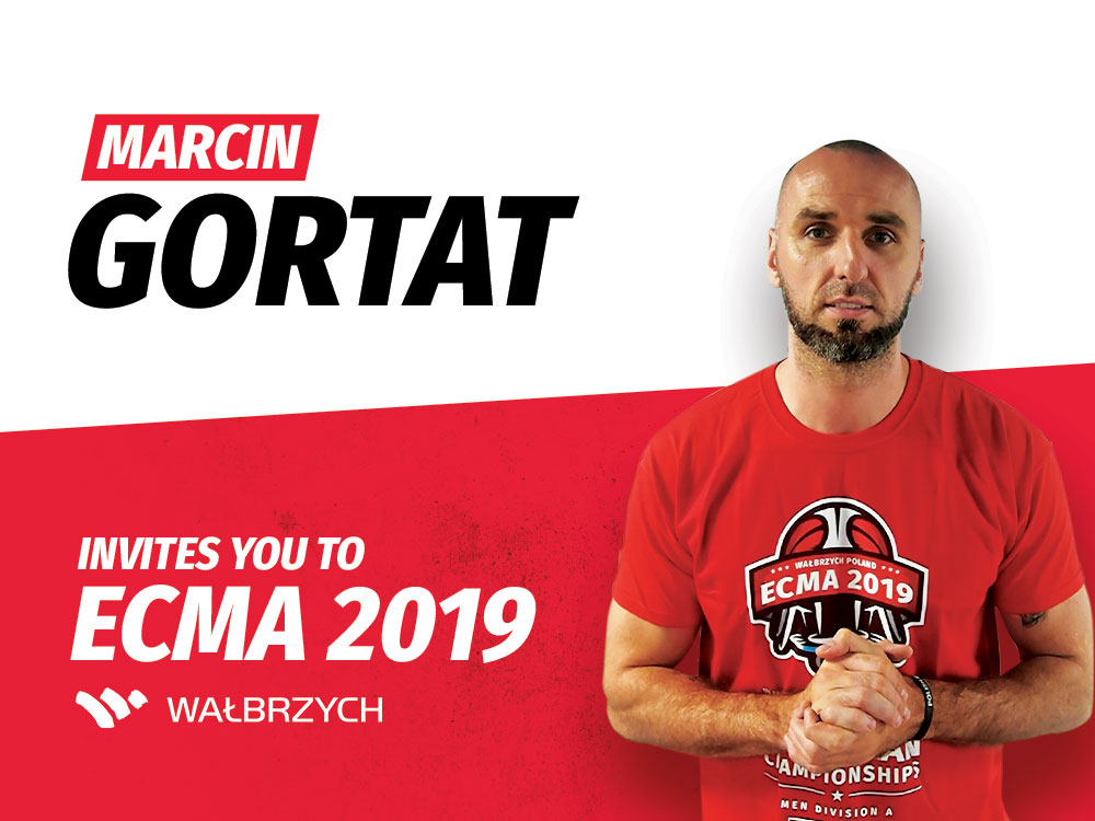 Marcin Gortat zaprasza na ECMA 2019 Wałbrzych
